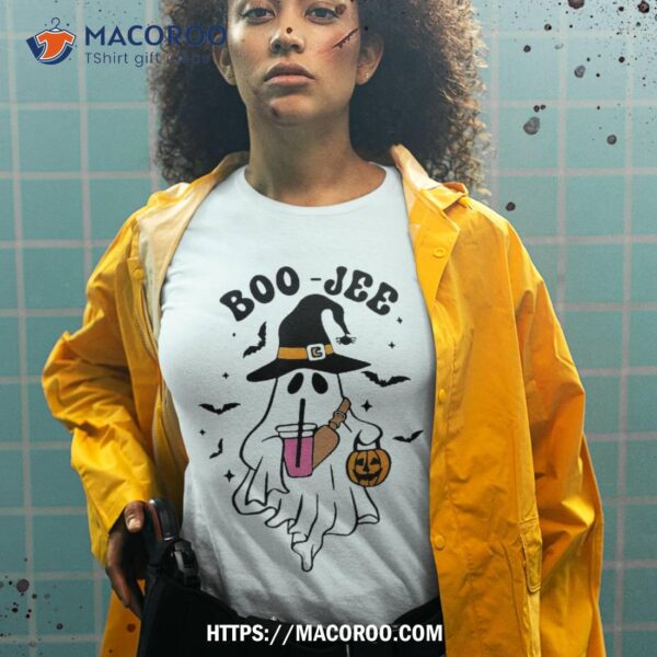 Spooky Season Cute Ghost Halloween Costume Boujee Boo-jee Shirt