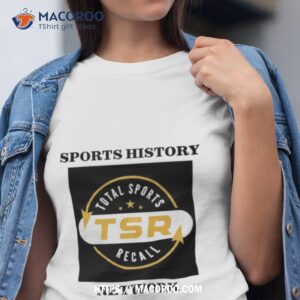 sports history total sports recall tsr logo shirt tshirt