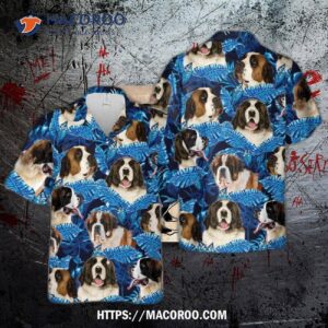 St. Bernard (dog) Hawaiian Shirt