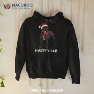 staffordshire bull terrier christmas shirt hoodie
