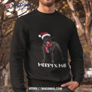 staffordshire bull terrier christmas shirt sweatshirt