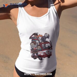 Stanford Cardinal Horror Movies Characters Bus Halloween 2023 Shirt
