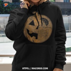 star wars halloween death pumpkin logo shirt hoodie