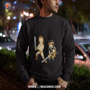 stupid barbarians cartoon shirt sweatshirt
