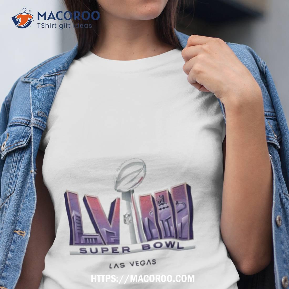 NEW!!! - Football Super Bowl LVIII 2024 Logo T-Shirt All Size Gift for Fans