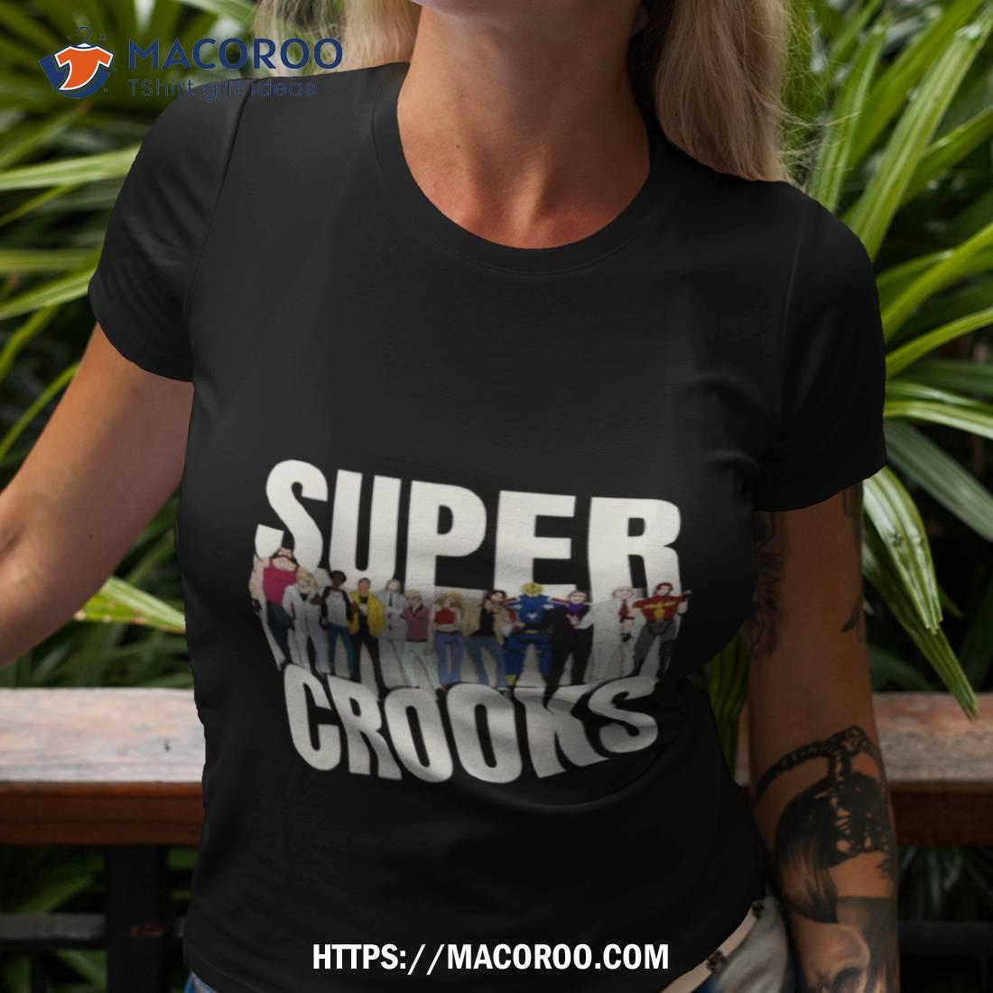 Super Crooks Sweat Netflix Anime Graphic Shirt Super Crooks Sweat Netflix Anime Graphic Shirt