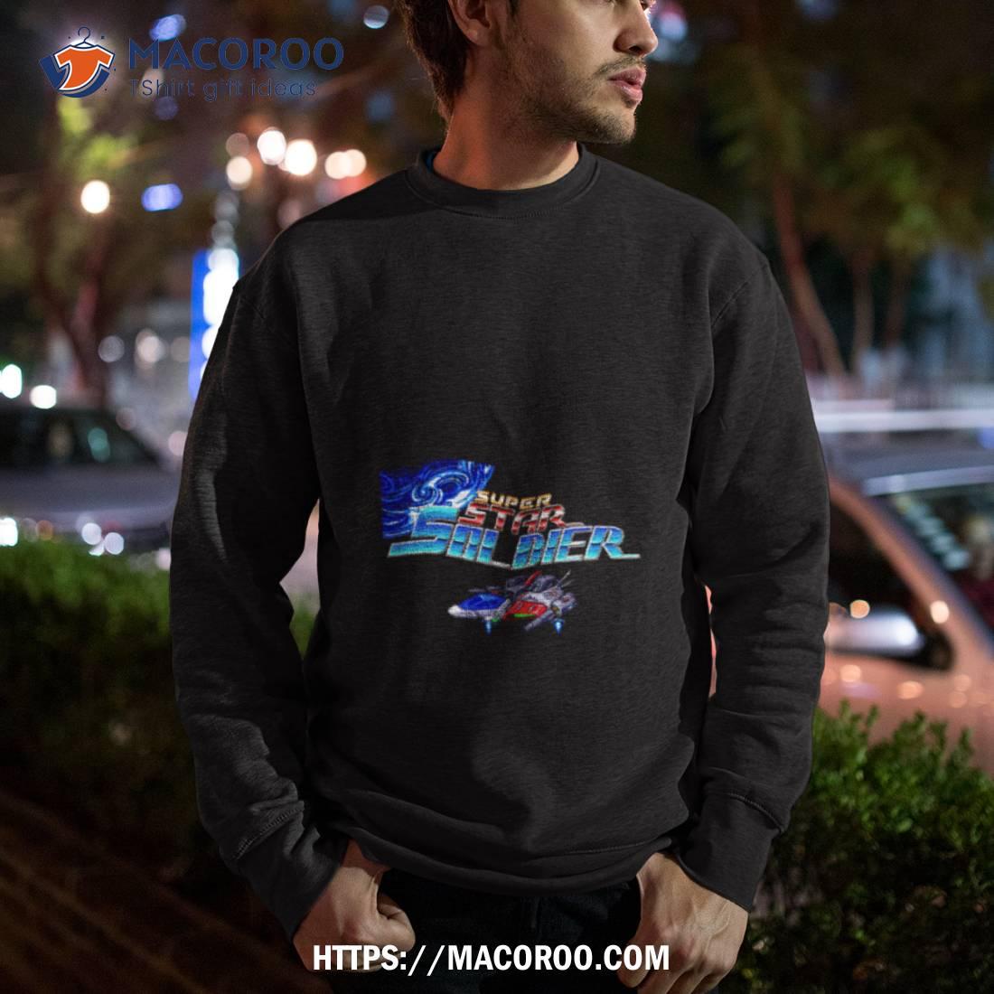 Super Star Soldier Turbografx 16 Title Screen Shirt Super Star Soldier Turbografx 16 Title Screen Shirt