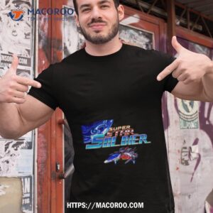 Super Star Soldier Turbografx 16 Title Screen Shirt Super Star Soldier Turbografx 16 Title Screen Shirt