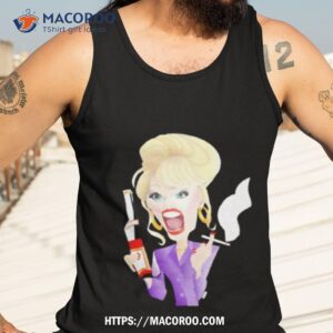 sweetie dahlin patsy stone caricature shirt tank top 3
