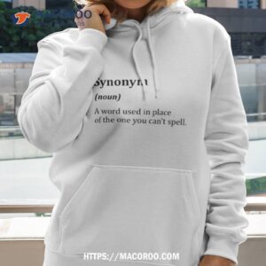 Synonym Funny Word Definition Shirt