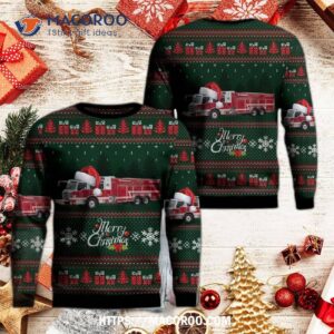 Syracuse – New York Lakeside Fire District Ugly Christmas Sweater