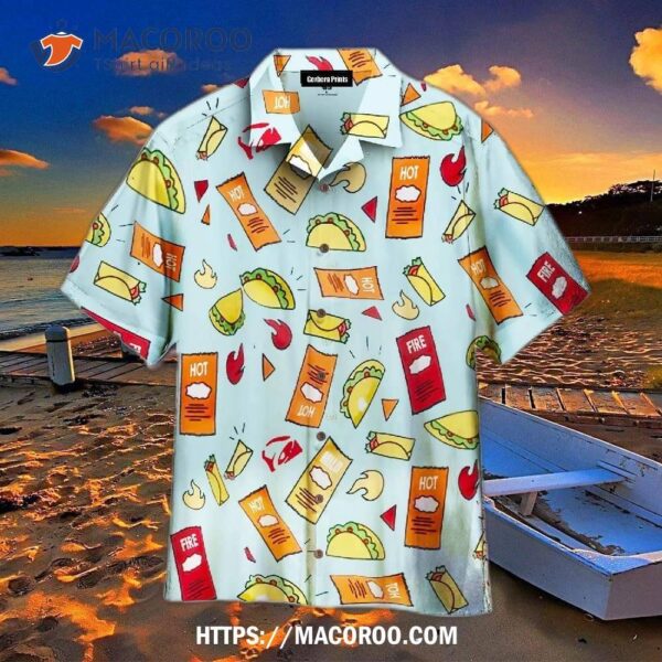 Taco Bell Mexican Food Aloha Hawaiian Shirt