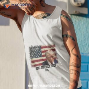 take america back 2024 american flag trump mugshoshirt tank top 1