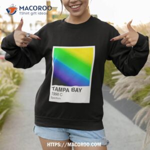 Tampa Bay 98 Spectrum Paint Colors Shirt 2 tampa bay 98 spectrum paint colors shirt sweatshirt