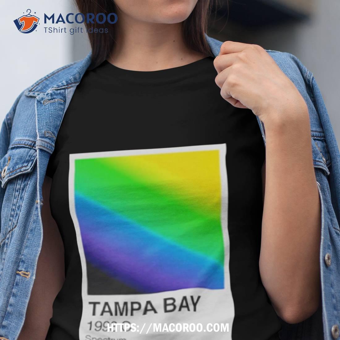 Tampa Bay Lighting Pride Flag Tie-Dye Tee Pride / S