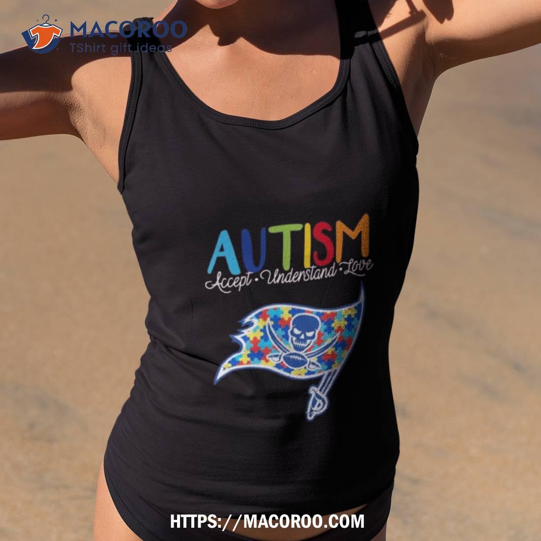 Tampa Bay Buccaneers Autism Awareness Knowledge Power Shirt Tampa Bay Buccaneers Autism Awareness Knowledge Power Shirt