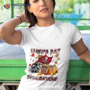 Tampa Bay Buccaneers Fall Helmet Pumpkin Shirt 3 tampa bay buccaneers fall helmet pumpkin shirt tshirt 1