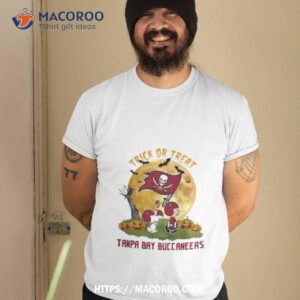 Tampa Bay Buccaneers Snoopy Charlie Brown And Woodstock Trick Or Treat Halloween 2023 Shirt