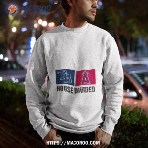 tampa bay rays vs los angeles angels house divided shirt sweatshirt