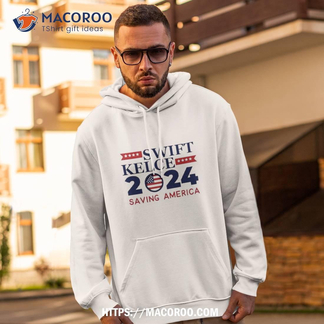 Taylor Kelce 2024 Saving America Shirt Taylor Kelce 2024 Saving America Shirt
