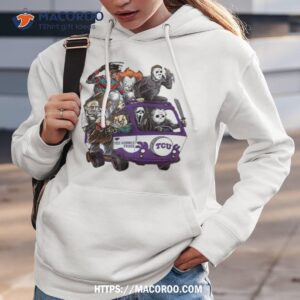 Tcu Horned Frogs Horror Movies Characters Bus Halloween 2023 Shirt 2 tcu horned frogs horror movies characters bus halloween 2023 shirt hoodie 3