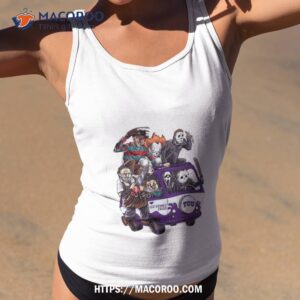 Tcu Horned Frogs Horror Movies Characters Bus Halloween 2023 Shirt