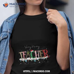 Teacher Tee Teacher Holiday Christmas Shirt