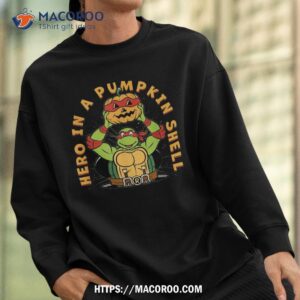 teenage mutant ninja turtles halloween raphael pumpkin shell shirt sweatshirt