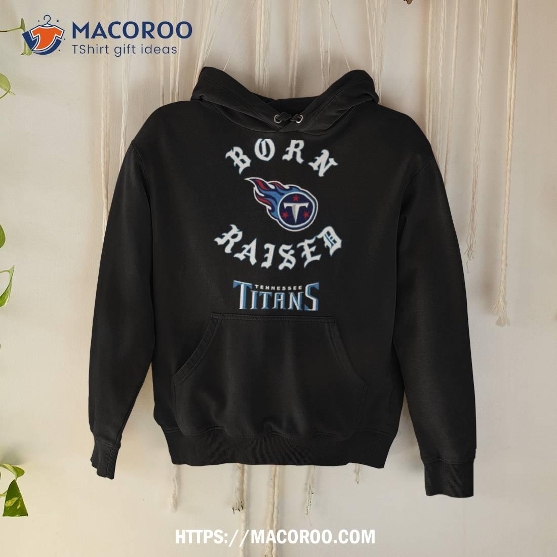 Unisex Tennessee Titans Born x Raised Black Pullover Hoodie