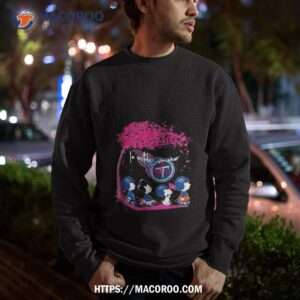 tennessee titans peanut characters in october we wear pink 2023 shirt sweatshirt
