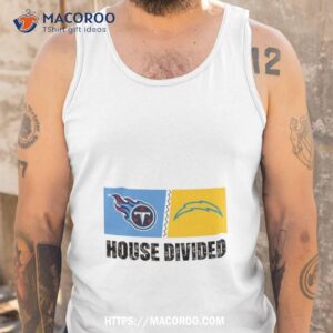 tennessee titans vs los angeles chargers house divided shirt tank top