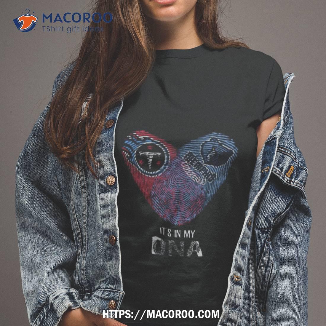 Tennessee Titans Vs Memphis Grizzlies Heart It's In My Dna 2023 Shirt