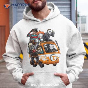 Tennessee Volunteers Horror Movies Characters Bus Halloween 2023 Shirt