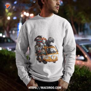 tennessee volunteers horror movies characters bus halloween 2023 shirt sweatshirt