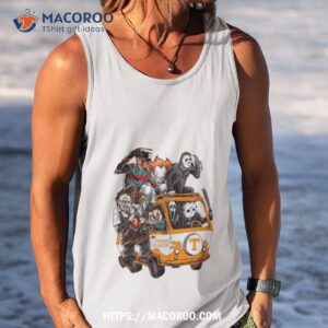 tennessee volunteers horror movies characters bus halloween 2023 shirt tank top