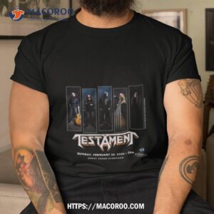 Testament Show At Mashantucket Ct The Great Cedar Showroom At Foxwoods February 18 2024 Testament Legions Shirt Testament Show At Mashantucket Ct The Great Cedar Showroom At Foxwoods February 18 2024 Testament Legions Shirt