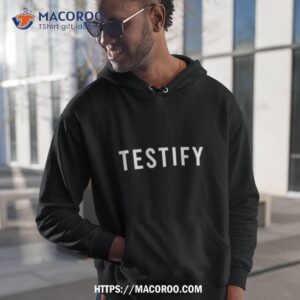Testify Black Shirt