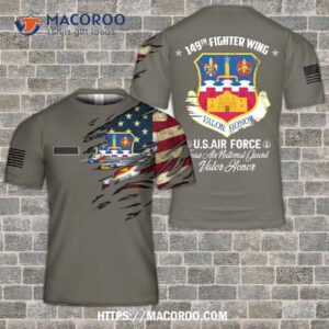 Texas Air National Guard 149th Fighter Wing F-16 Fighting Falcon Lone Star Gunfighters 3D T-Shirt
