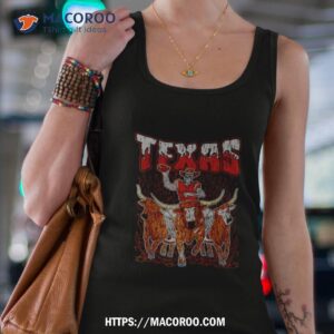 texas longhorns football skeleton shirt tank top 4