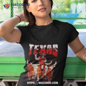 texas longhorns football skeleton shirt tshirt 1