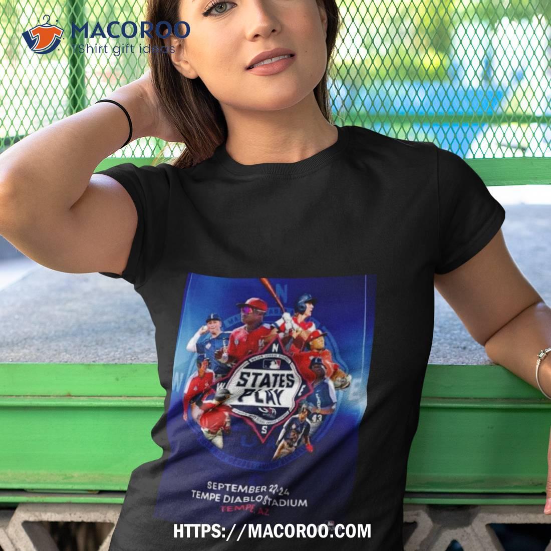 The 2023 Mlb States Play Arrives In Tempe Az At Tempe Diablo Stadium Shirt The 2023 Mlb States Play Arrives In Tempe Az At Tempe Diablo Stadium Shirt
