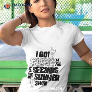 The 5 Seconds Of Summer I Got Sauced Tour Text Design Shirt
