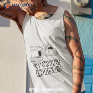 the alchemist s sentry earl voir dire text design shirt tank top 1