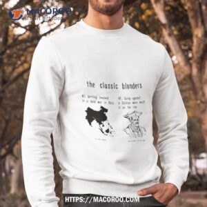 the blunders shirt sweatshirt