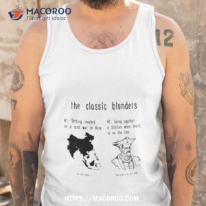 the blunders shirt tank top