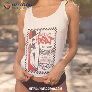 the english beat band belly up november 03 and 04 2023 art poster design shirt tank top 1