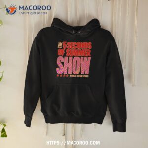 The Five Seconds Summer Show World Tour Shirt