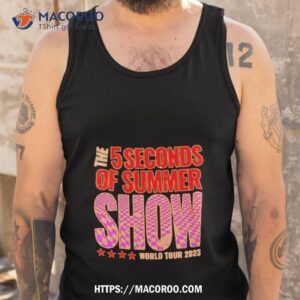 the five seconds summer show world tour shirt tank top
