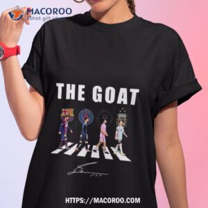 The Goat Barcelona Paris Saint Germain Inter Miami And Argentina Lionel Messi Photo Design Shirt