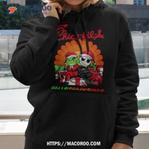 The Grinch Chick Fil A Hallothanksmas 2023 Shirt 2 the grinch chick fil a hallothanksmas 2023 shirt hoodie 2